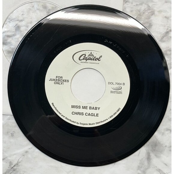 Kenny Rogers I Cant Unlove You / Chris Cagle Miss Me Baby 45 Country Capitol - Picture 6 of 6